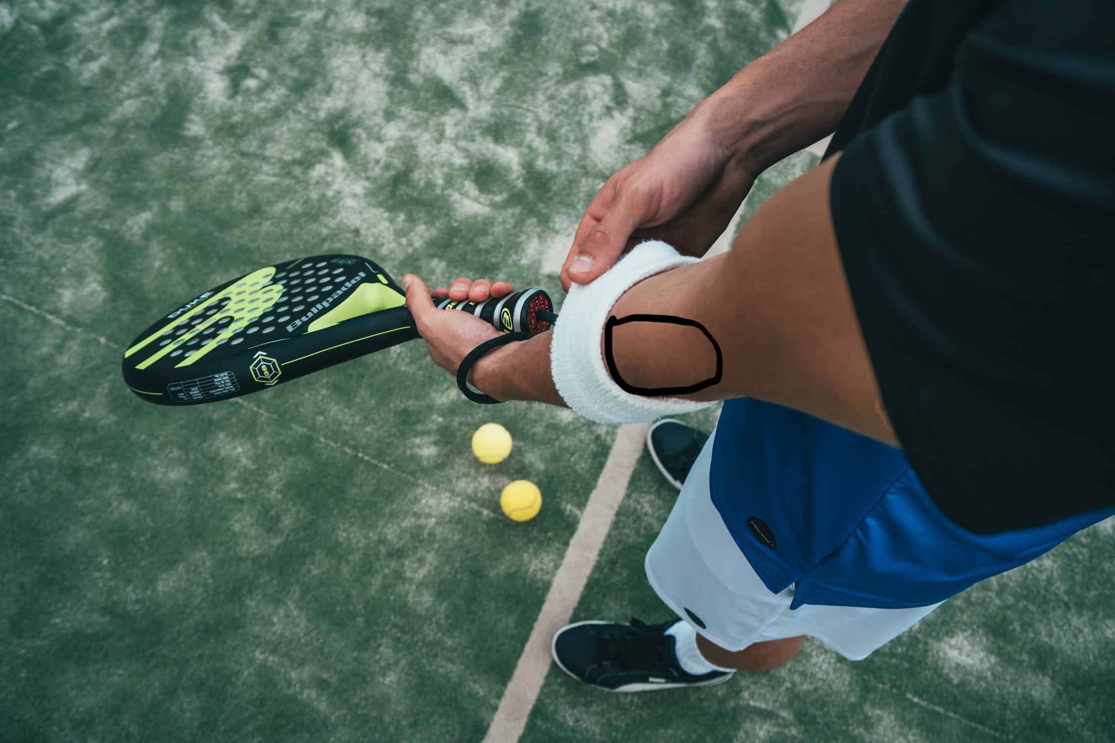 Padel tennis og tennisalbue