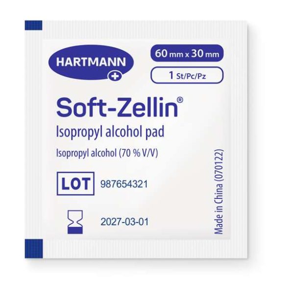 Hartmann Alkohol Wipes – 100 stk. (30x60 mm) - Image 2