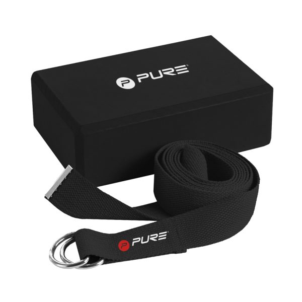Pure2Improve Yogablok + Bælte
