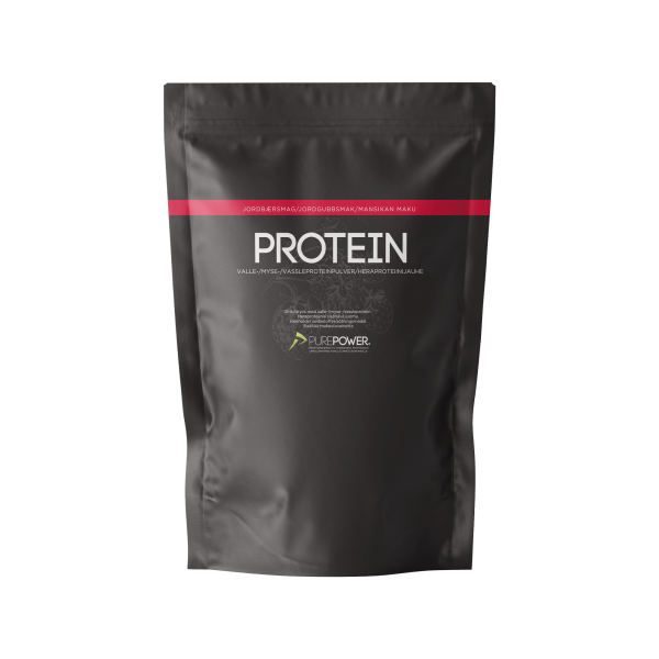 Valleprotein Jordbær - 1 kg