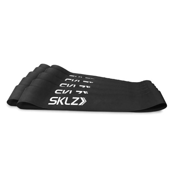 SKLZ Mini Bands – Sort (Sæt med 10 stk.)