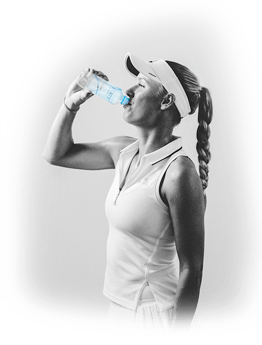 Caroline Wozniacki med STATE lime-oransje
